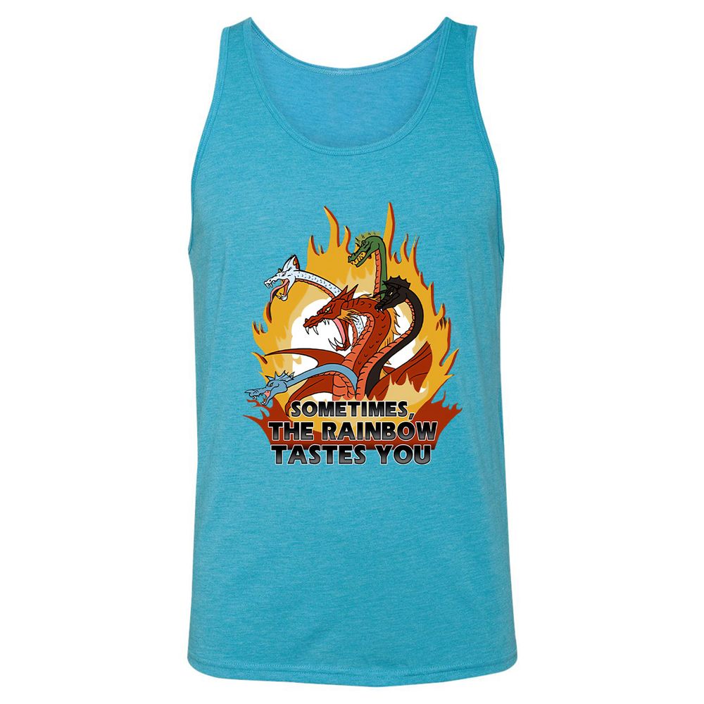 Unisex Jersey Tank - V58BS12E - Aqua Triblend - 3