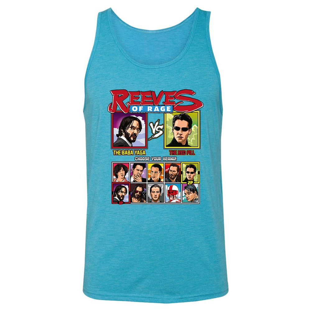 Unisex Jersey Tank - Z4BF7NR9 - Aqua Triblend - 3