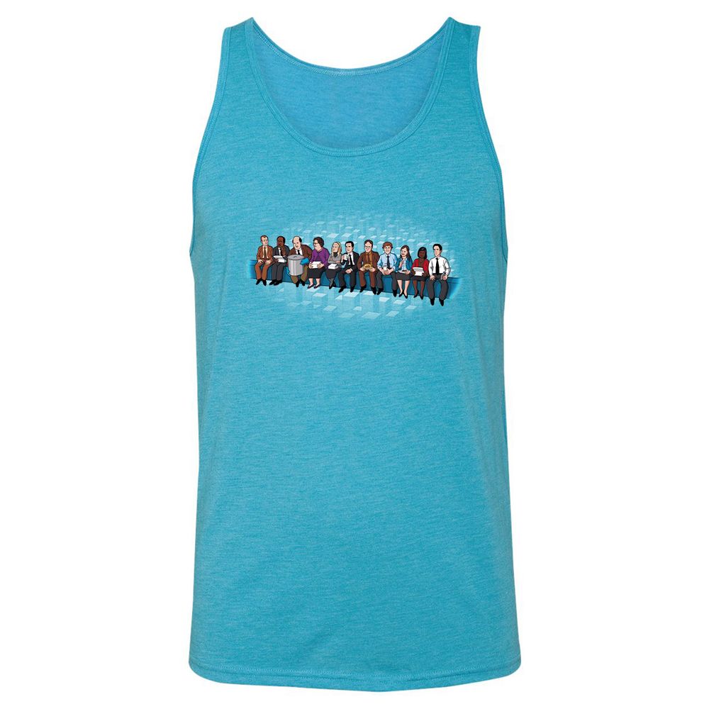 Unisex Jersey Tank - ARL5DSXN - Aqua Triblend - 3
