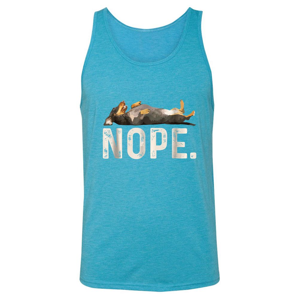 Unisex Jersey Tank - L5U97GY4 - Aqua Triblend - 3