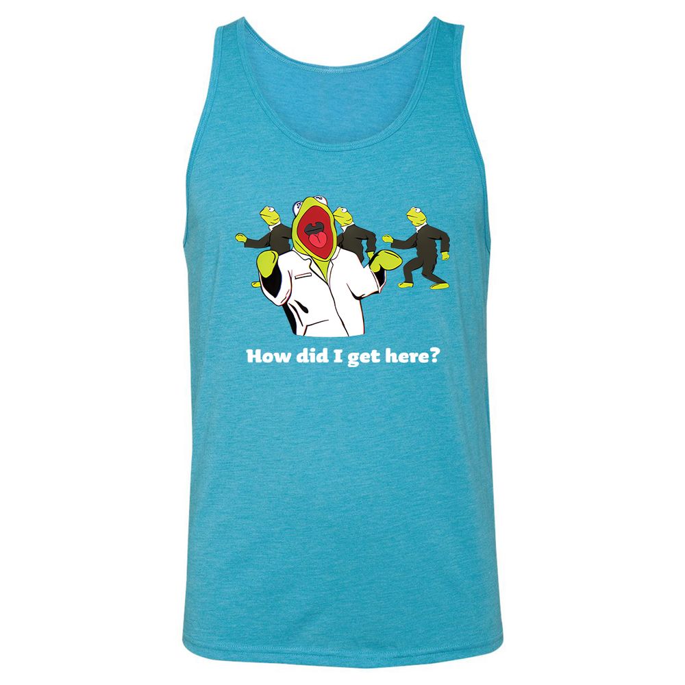 Unisex Jersey Tank - A2HE3MHR - Aqua Triblend - 3