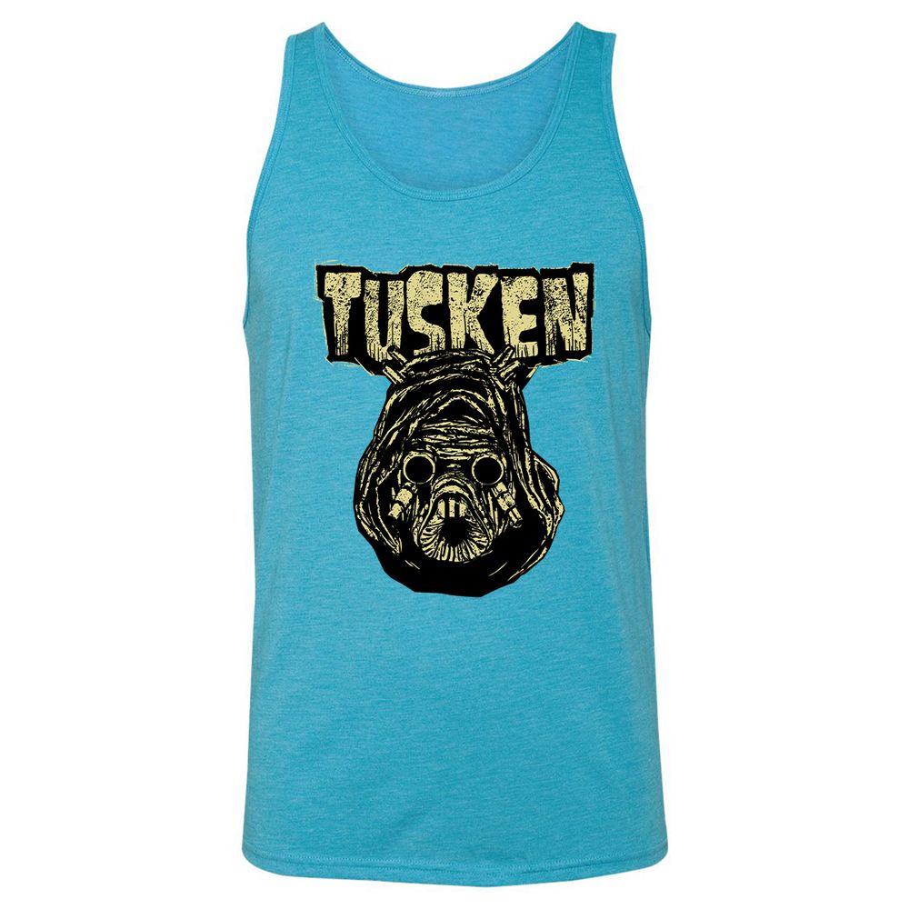 Unisex Jersey Tank - GFQZM4LR - Aqua Triblend - 3