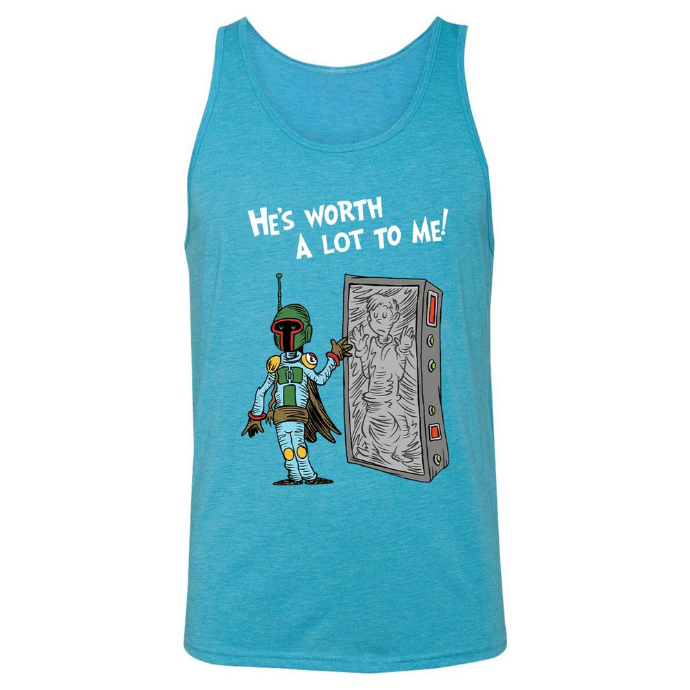 Unisex Jersey Tank - GN4WRH46 - Aqua Triblend - 3