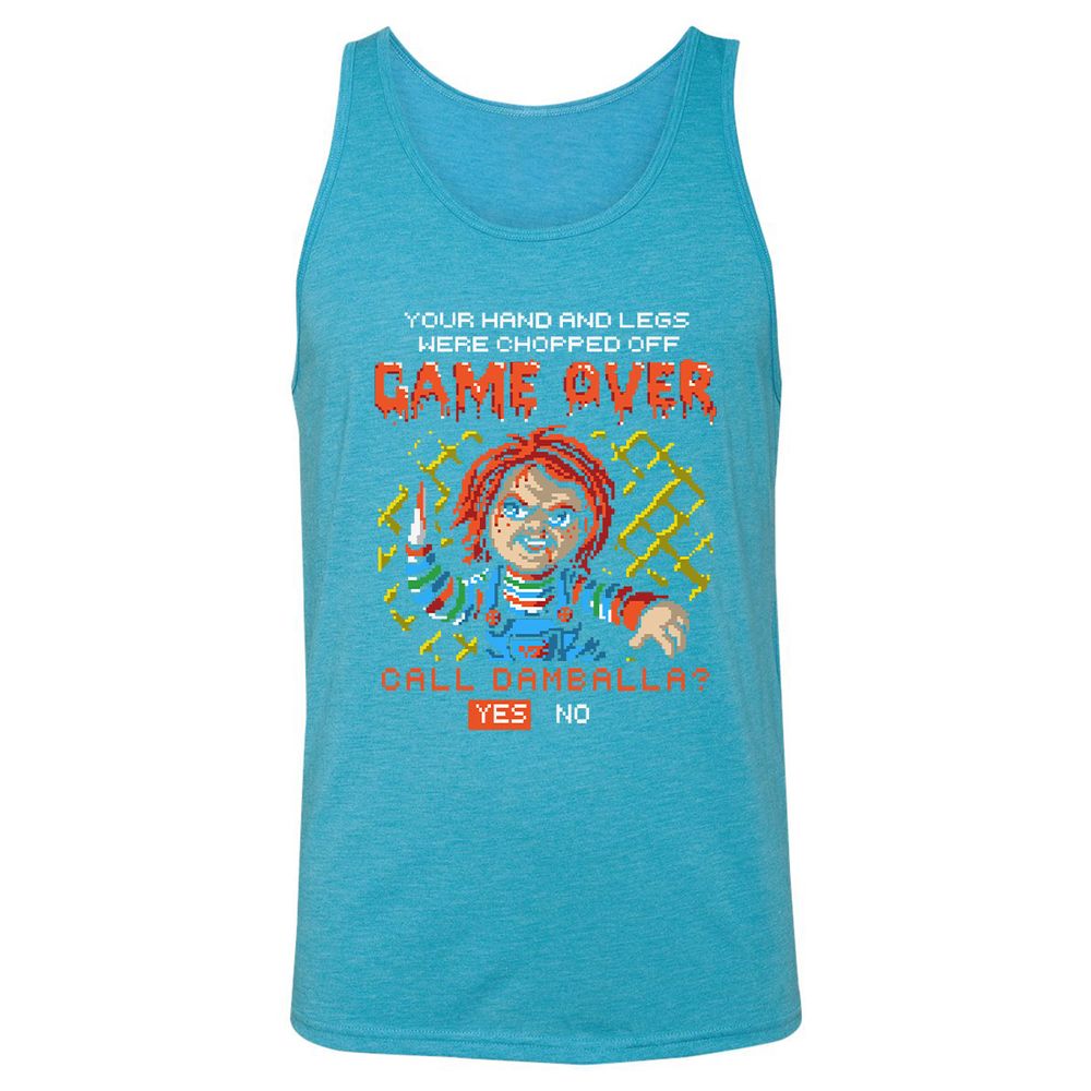 Unisex Jersey Tank - CBVAV1P6 - Aqua Triblend - 3