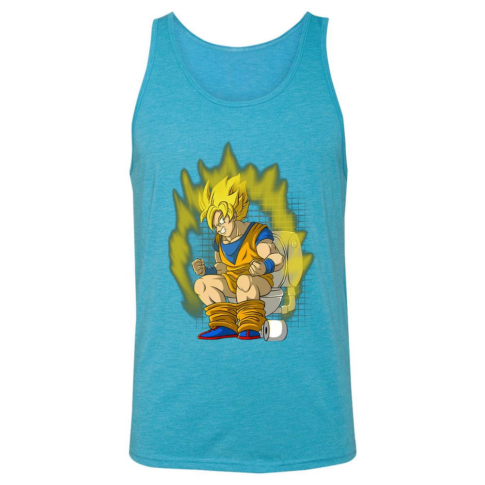 Unisex Jersey Tank - 93FXC9ZX - Aqua Triblend - 3