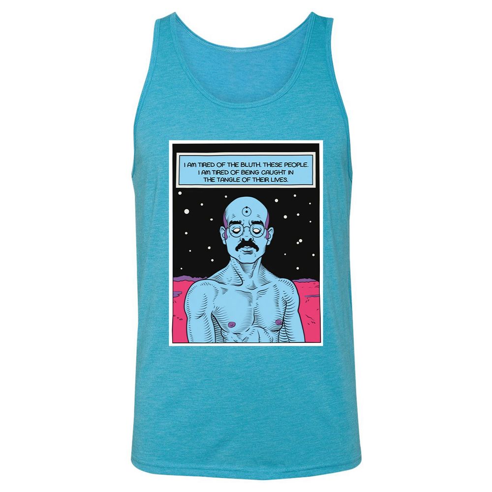 Unisex Jersey Tank - YGTMF2QE - Aqua Triblend - 3