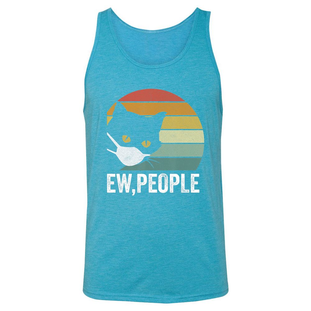 Unisex Jersey Tank - NNW8WM9Y - Aqua Triblend - 3