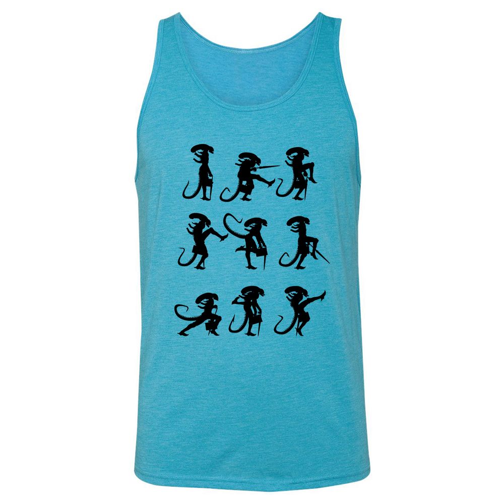 Unisex Jersey Tank - 1YHCCJM7 - Aqua Triblend - 3