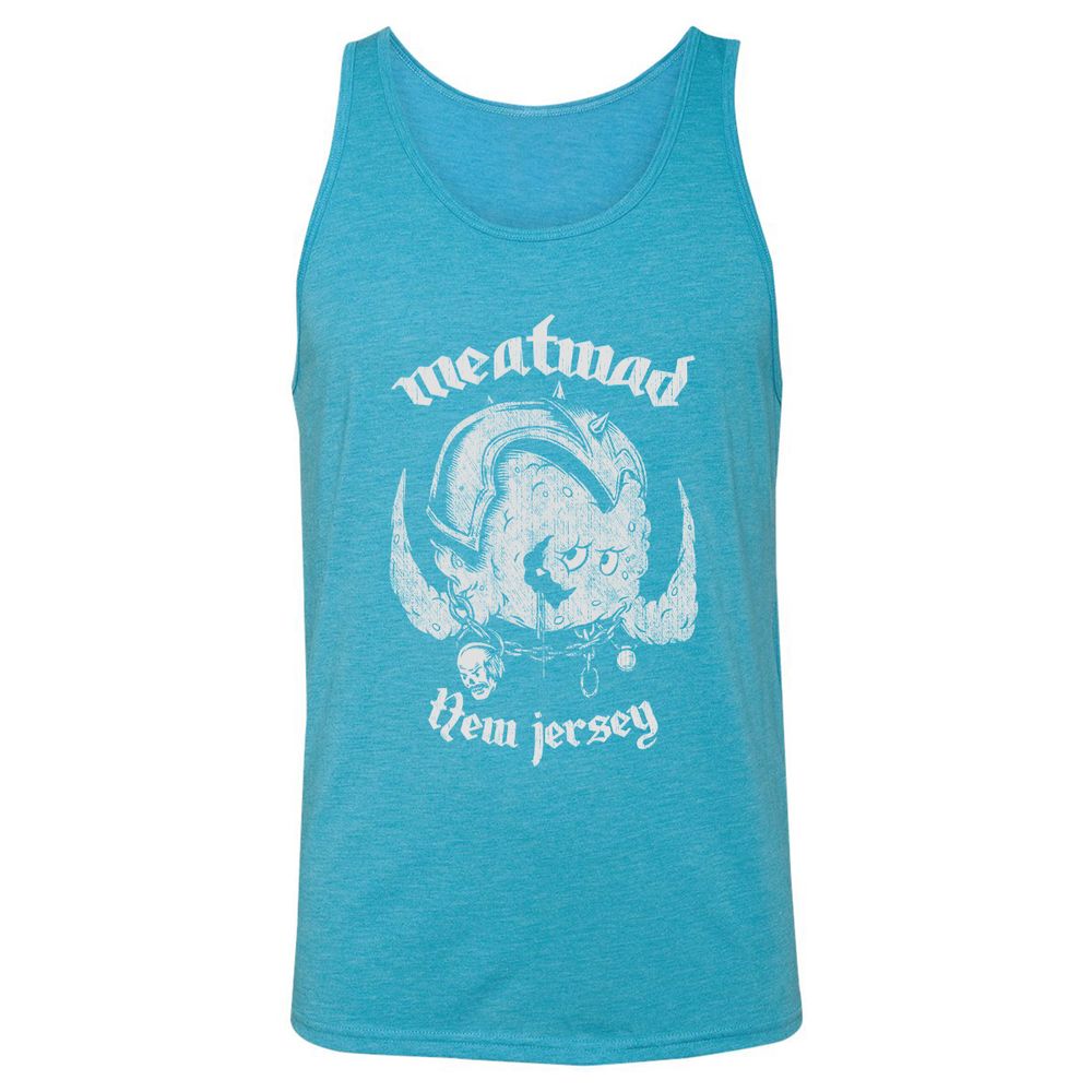 Unisex Jersey Tank - 13XVPQWY - Aqua Triblend - 3