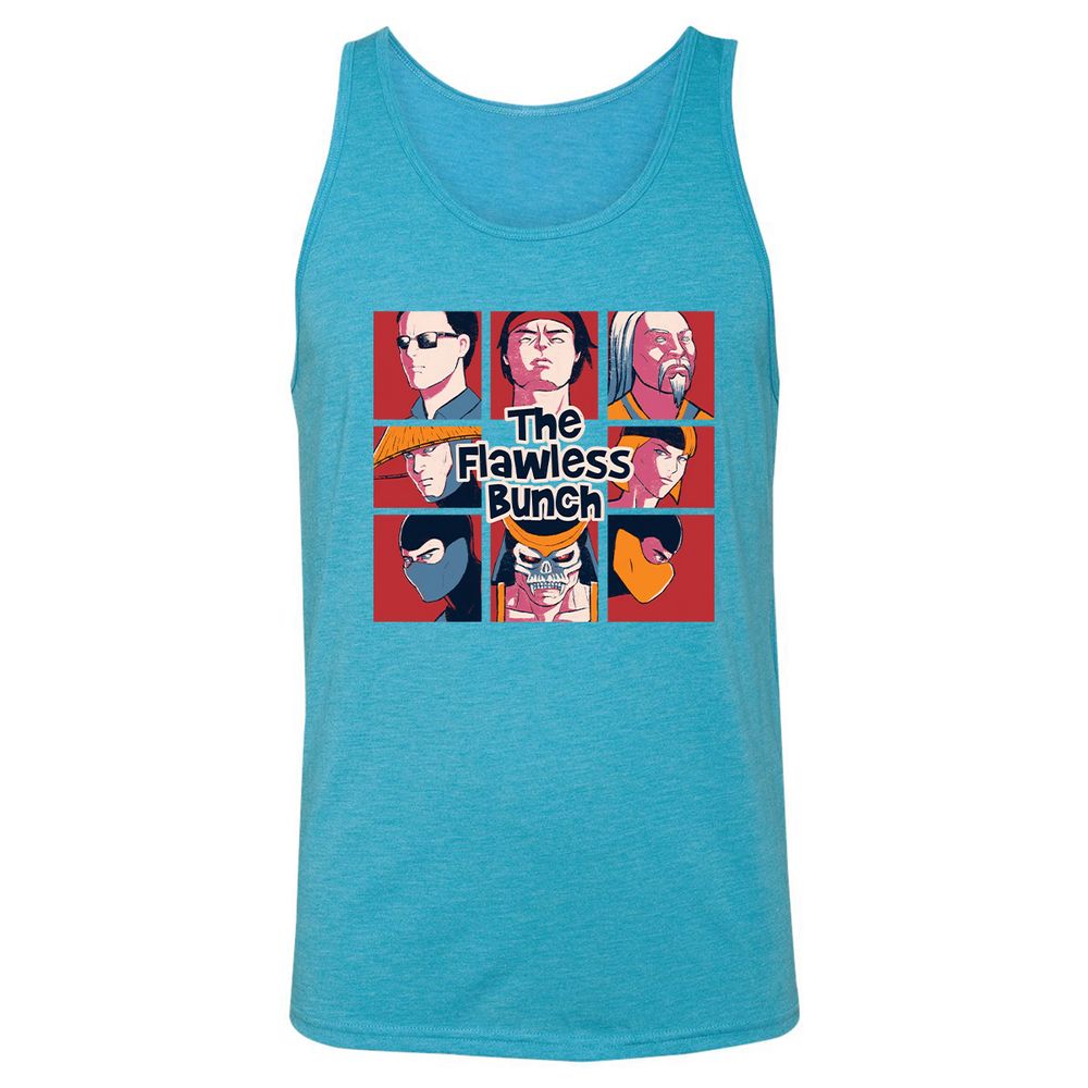 Unisex Jersey Tank - FZ7YP3D7 - Aqua Triblend - 3