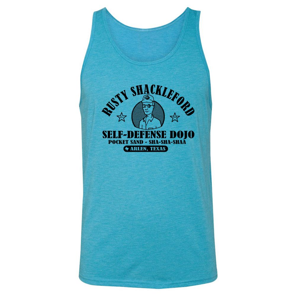 Unisex Jersey Tank - 93NT4KDG - Aqua Triblend - 3