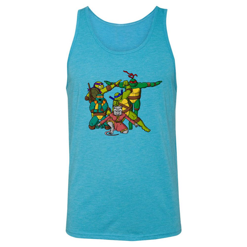Unisex Jersey Tank - 7948HCSJ - Aqua Triblend - 3