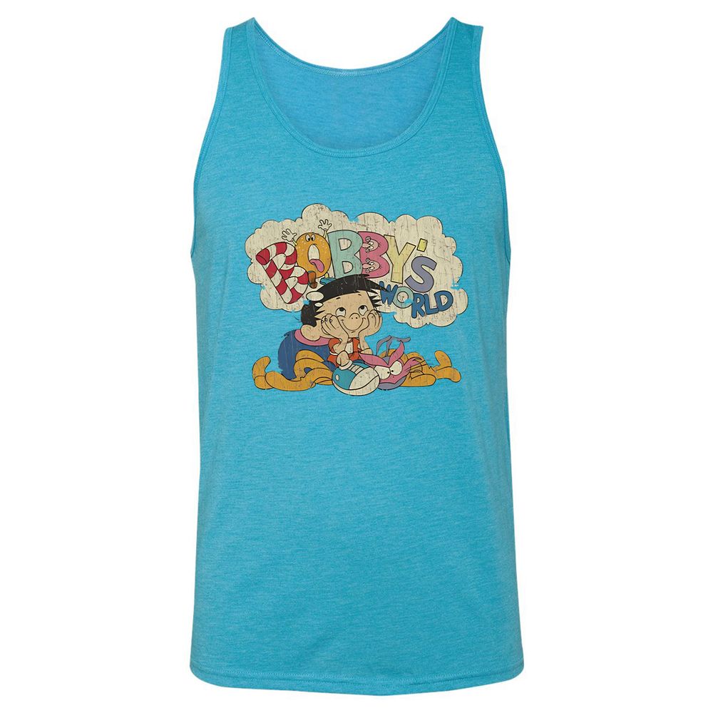 Unisex Jersey Tank - 1TNYP247 - Aqua Triblend - 3