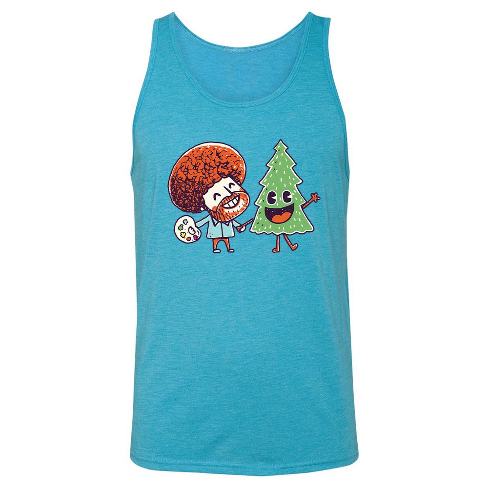 Unisex Jersey Tank - 64H51AMA - Aqua Triblend - 3