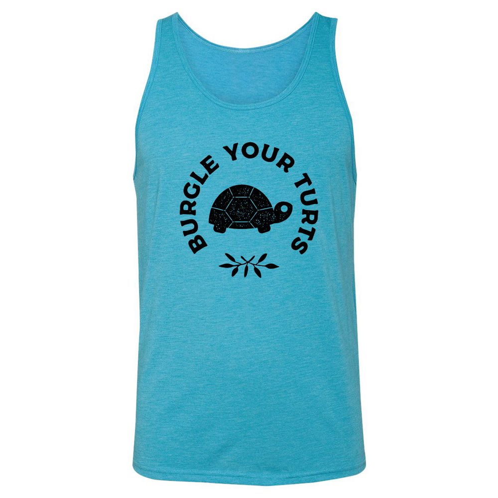 Unisex Jersey Tank - 1U46XXG1 - Aqua Triblend - 3