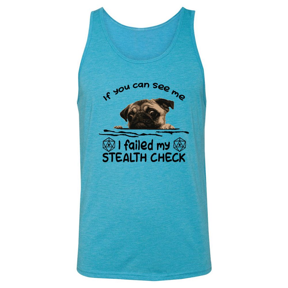 Unisex Jersey Tank - LBEFX7T8 - Aqua Triblend - 3