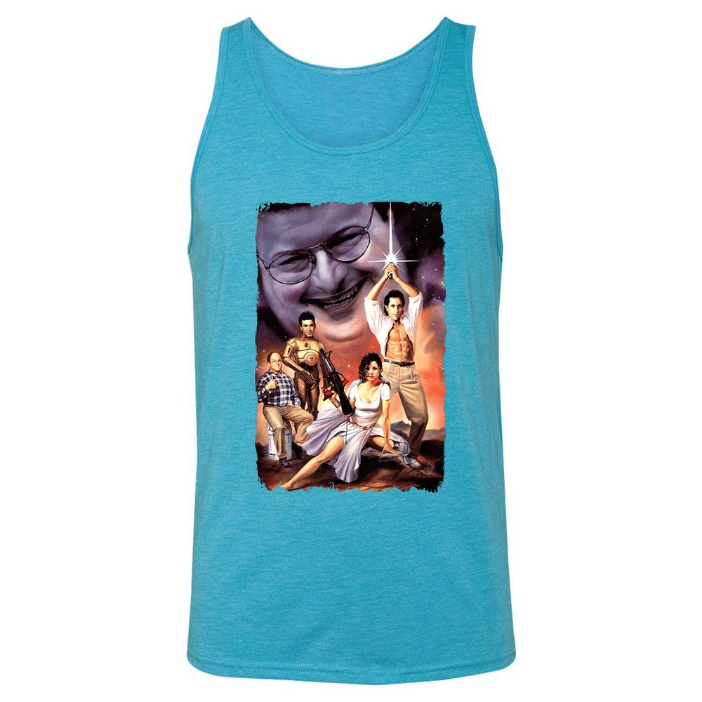 Unisex Jersey Tank - 5341DWHL - Aqua Triblend - 3