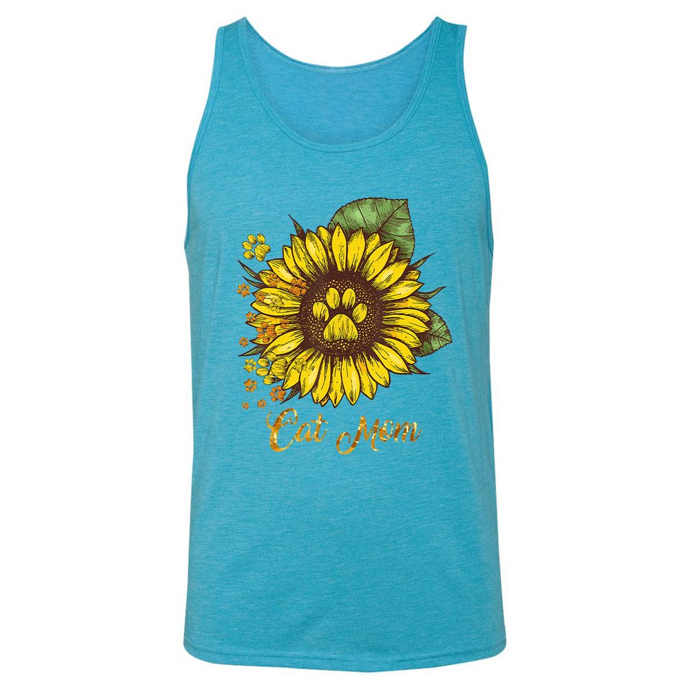 Unisex Jersey Tank - CRK4T5EA - Aqua Triblend - 3