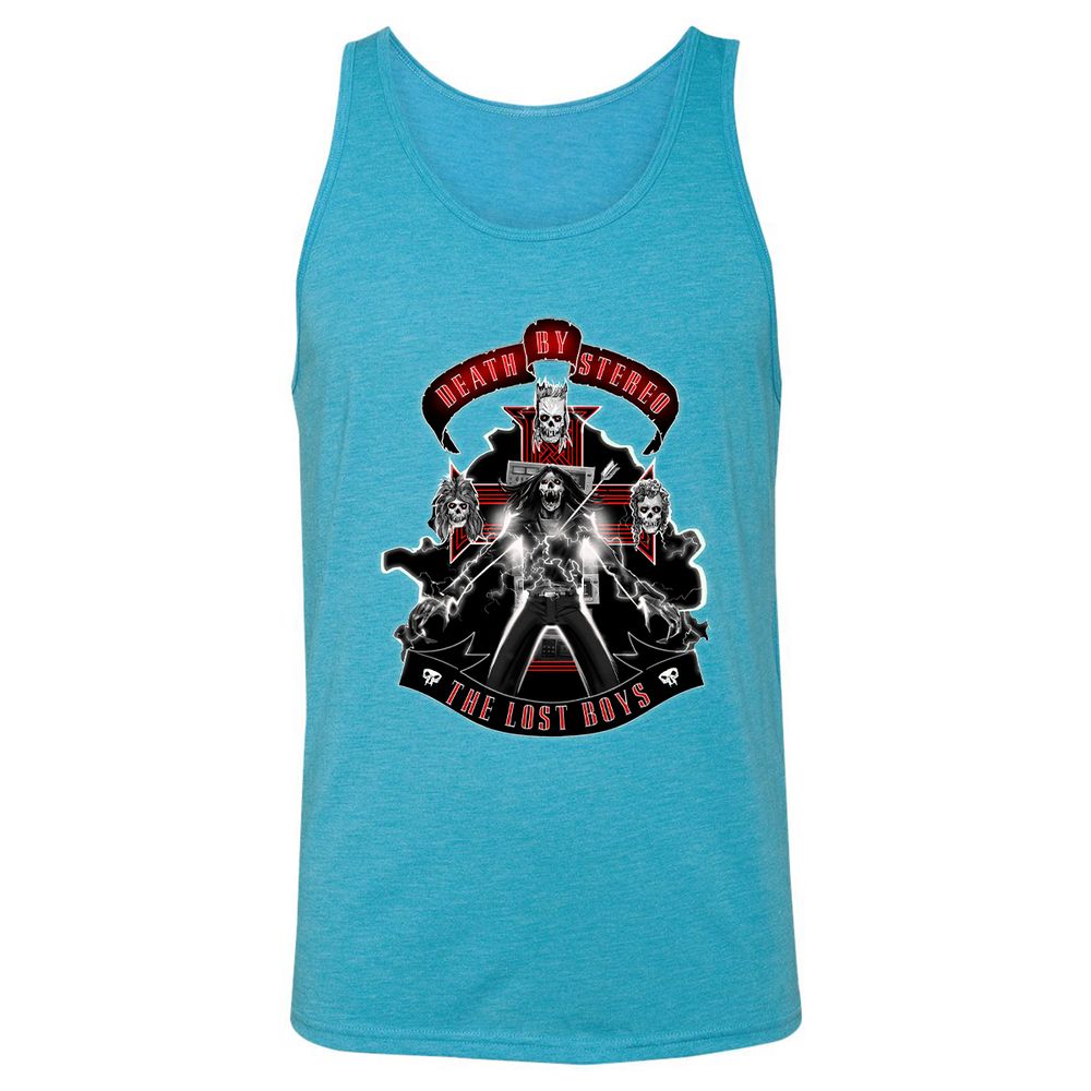 Unisex Jersey Tank - LTPKAQKB - Aqua Triblend - 3