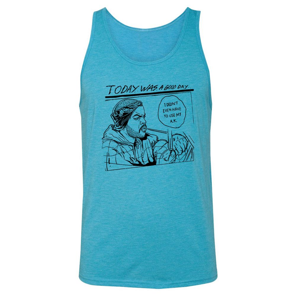 Unisex Jersey Tank - QQSJDJYS - Aqua Triblend - 3
