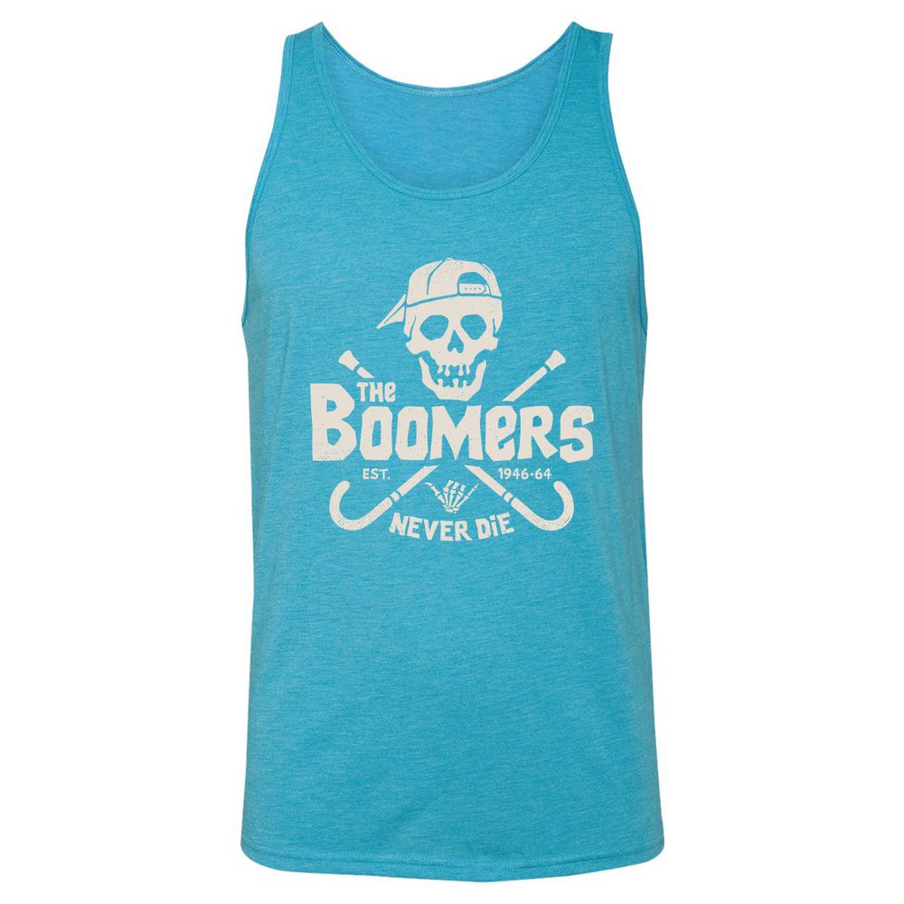 Unisex Jersey Tank - 69H5TUPT - Aqua Triblend - 3