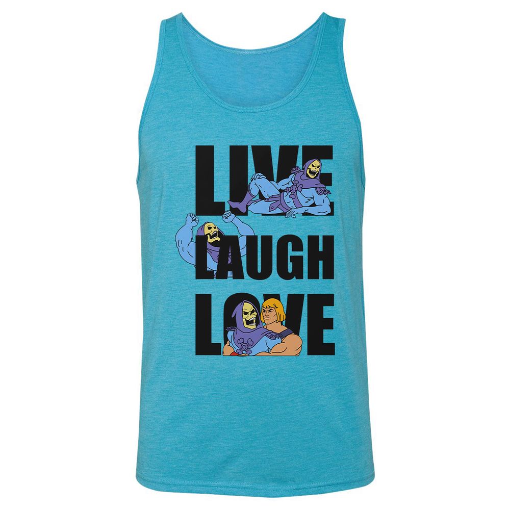 Unisex Jersey Tank - HVDZKJ4Z - Aqua Triblend - 3