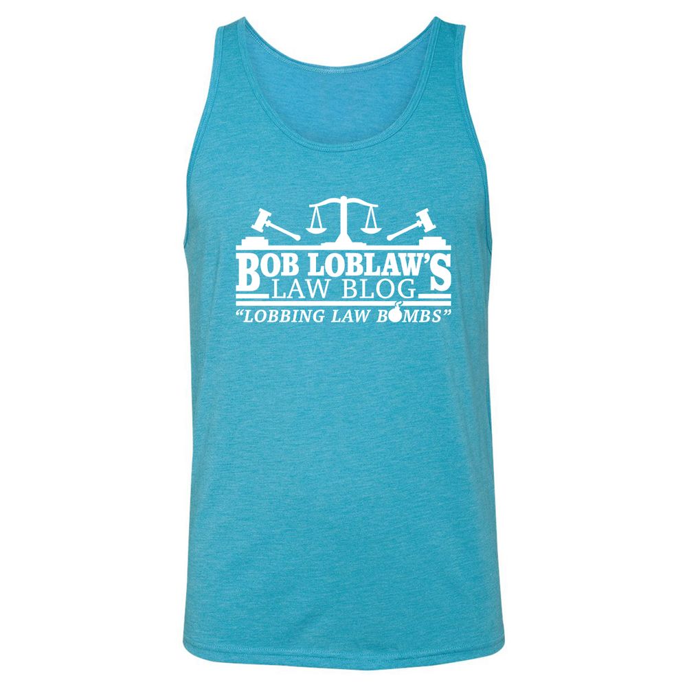 Unisex Jersey Tank - 4WHC8ZGW - Aqua Triblend - 3