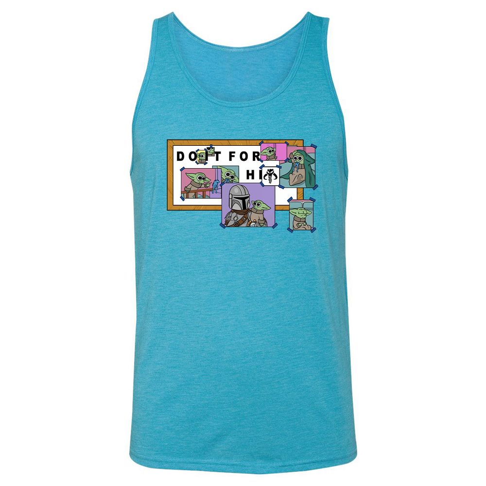 Unisex Jersey Tank - CUVF239U - Aqua Triblend - 3