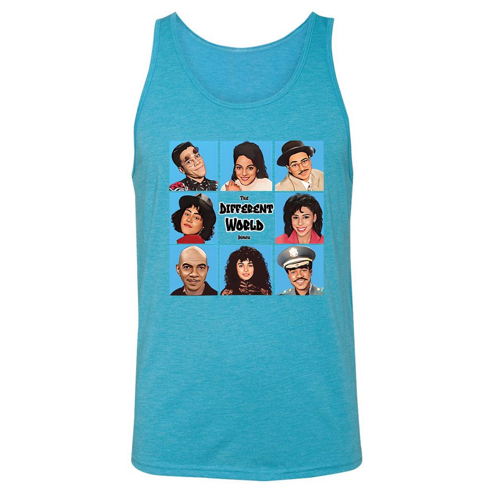 Unisex Jersey Tank - 1NEL1Y74 - Aqua Triblend - 3