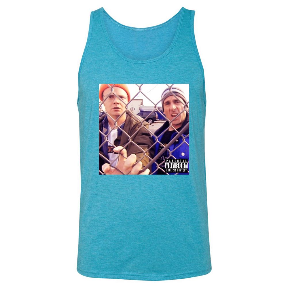 Unisex Jersey Tank - GT48E4WW - Aqua Triblend - 3