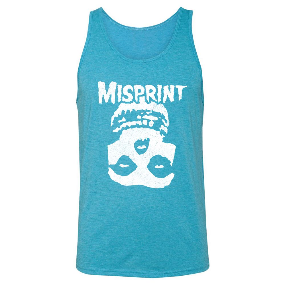 Unisex Jersey Tank - LE8DM44Z - Aqua Triblend - 3
