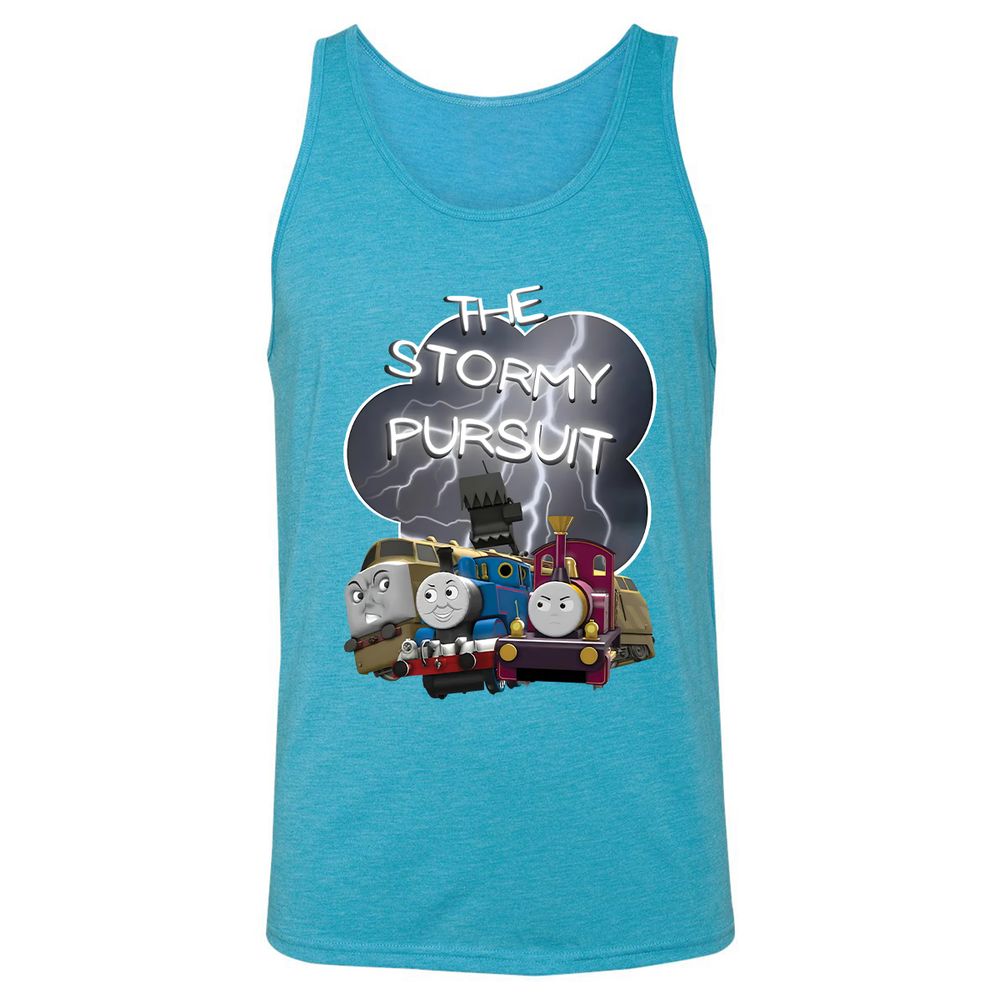 Unisex Jersey Tank - C8EVWSCG - Aqua Triblend - 3