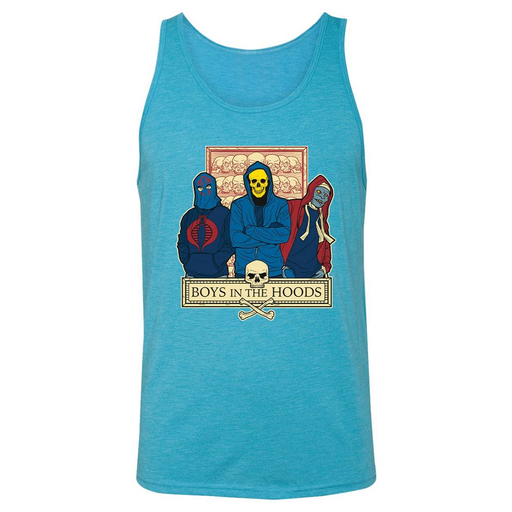 Unisex Jersey Tank - N24FY5C6 - Aqua Triblend - 3