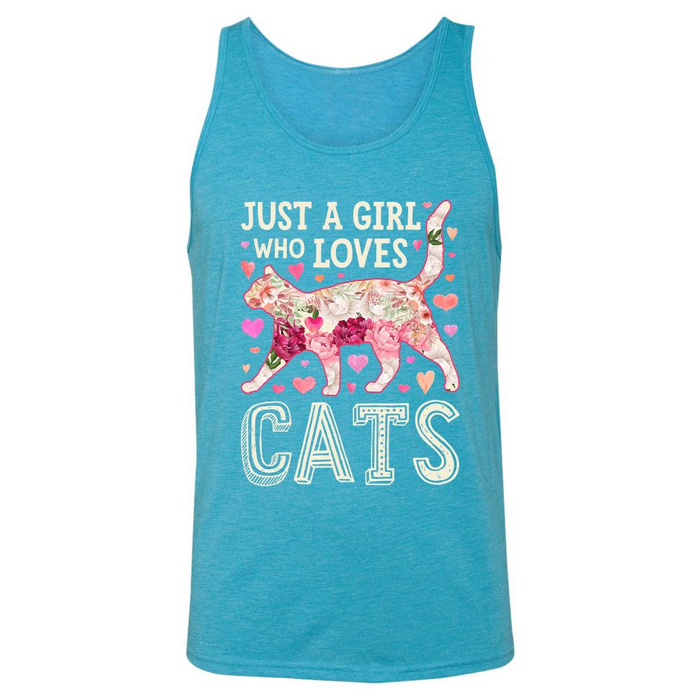 Unisex Jersey Tank - UXBHLBR6 - Aqua Triblend - 3