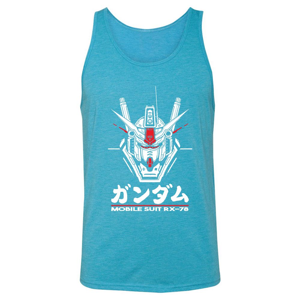 Unisex Jersey Tank - 9AWYJWL6 - Aqua Triblend - 3
