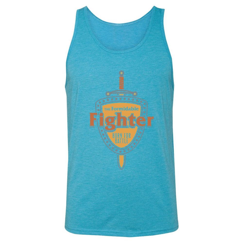 Unisex Jersey Tank - SB9XASCS - Aqua Triblend - 3