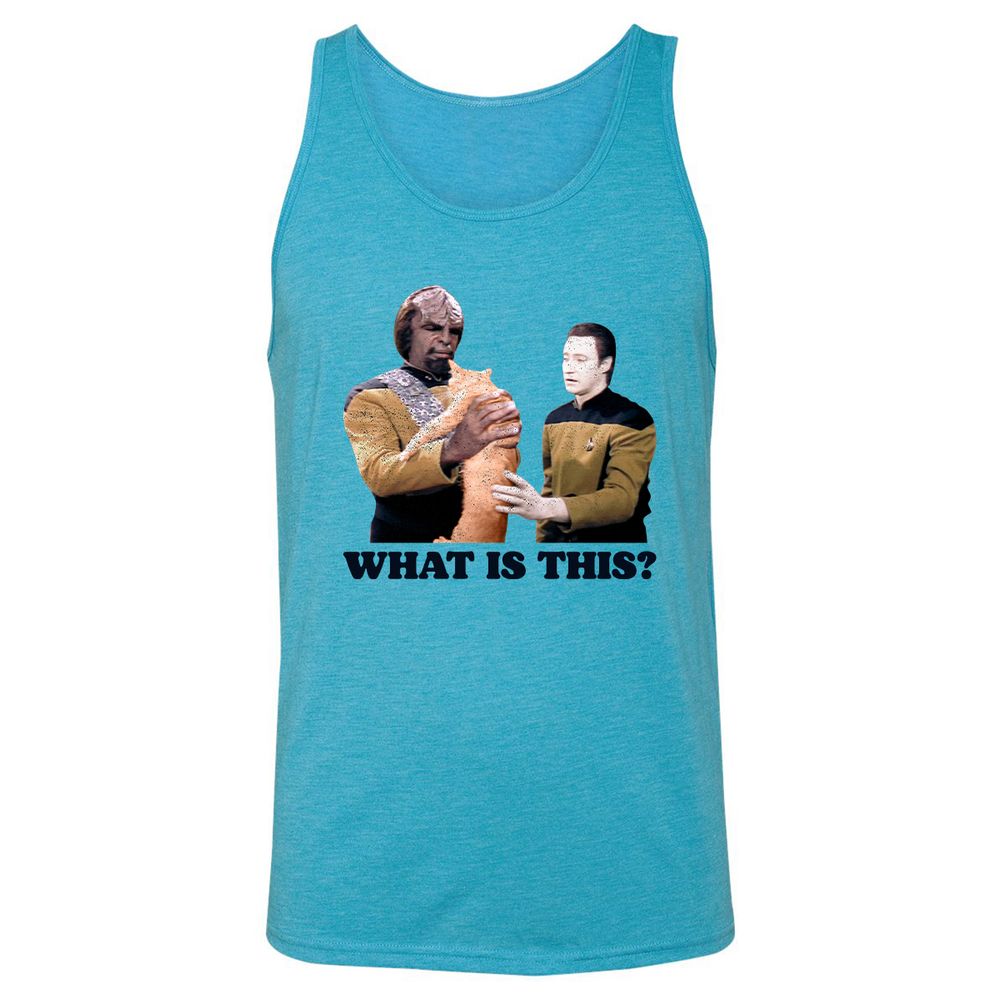Unisex Jersey Tank - 1UB413D4 - Aqua Triblend - 3