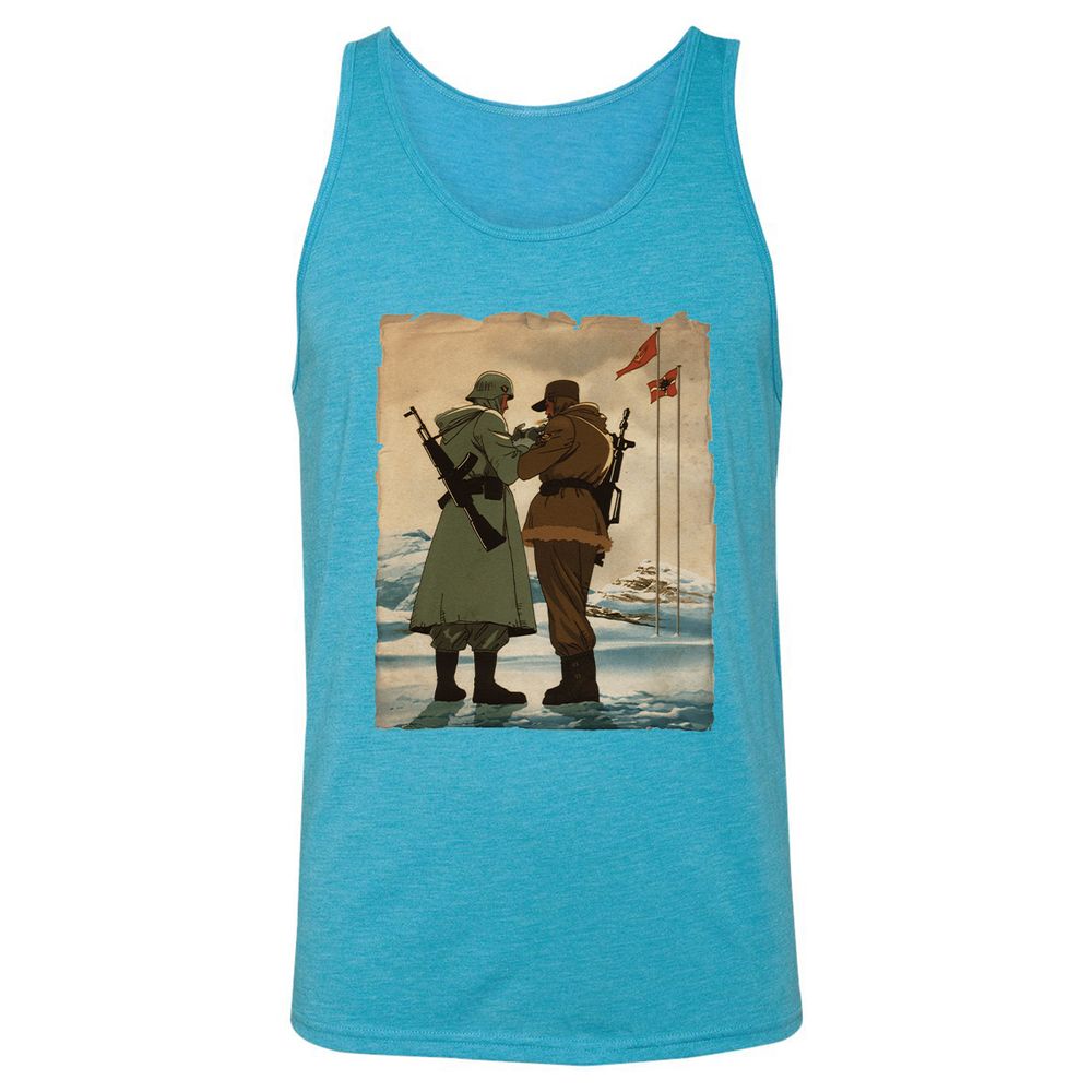 Unisex Jersey Tank - XSSVZY18 - Aqua Triblend - 3