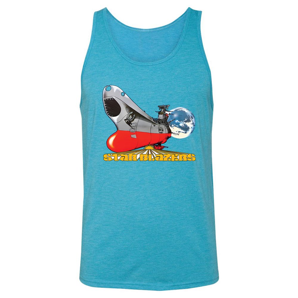 Unisex Jersey Tank - AXR6JMKQ - Aqua Triblend - 3