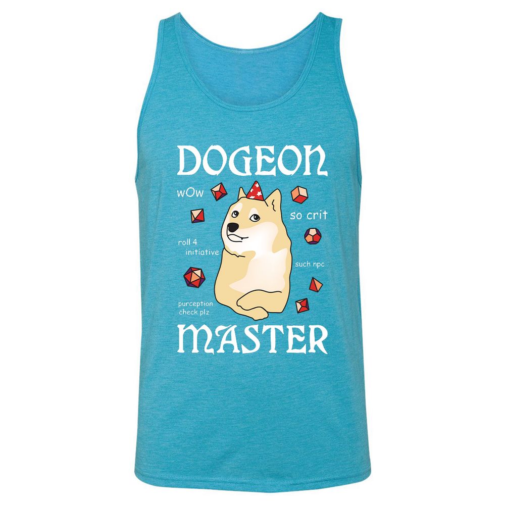 Unisex Jersey Tank - NB5W1Q84 - Aqua Triblend - 3