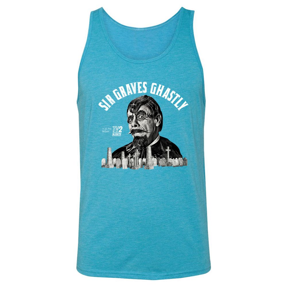 Unisex Jersey Tank - VM2LH715 - Aqua Triblend - 3