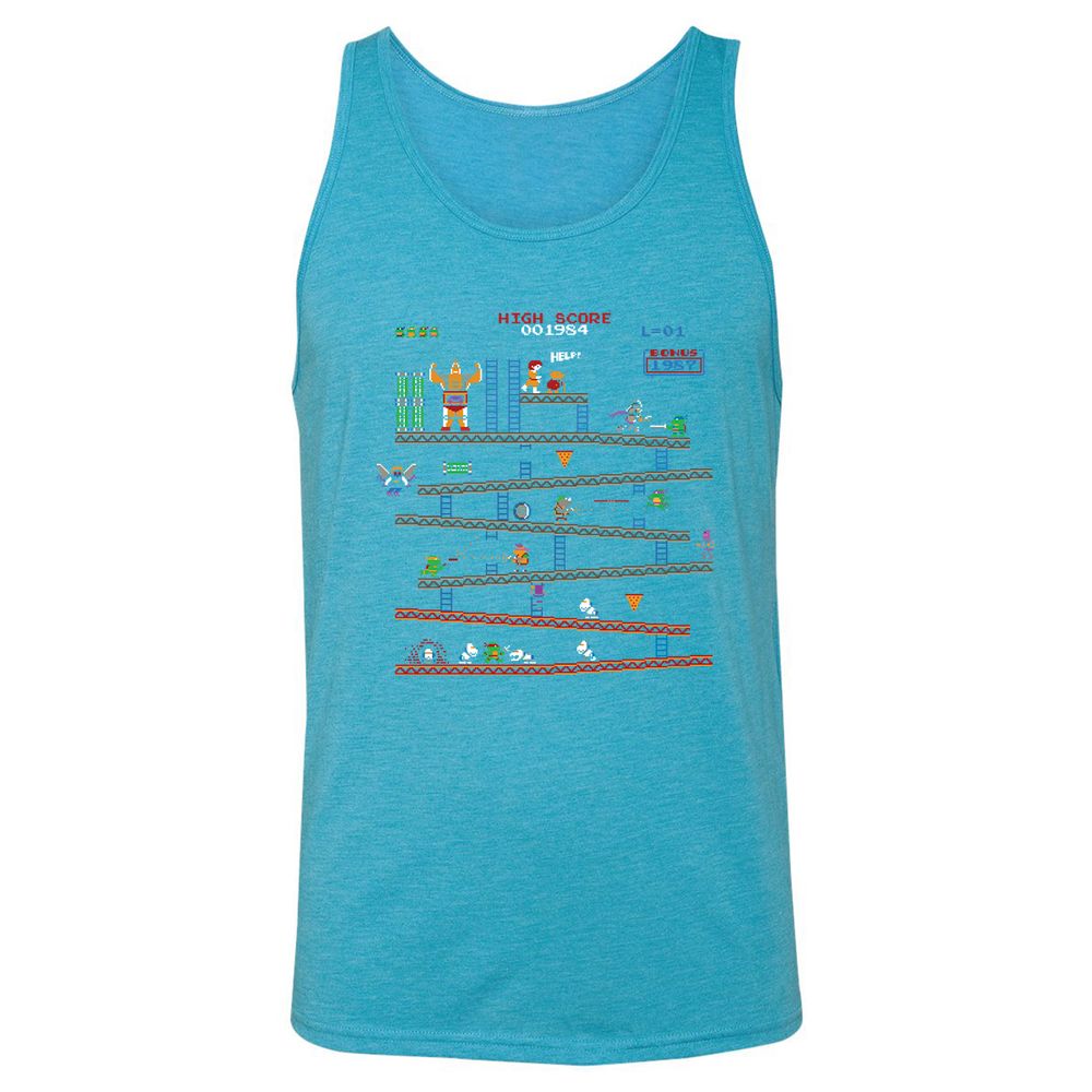 Unisex Jersey Tank - L8ZHGR3H - Aqua Triblend - 3