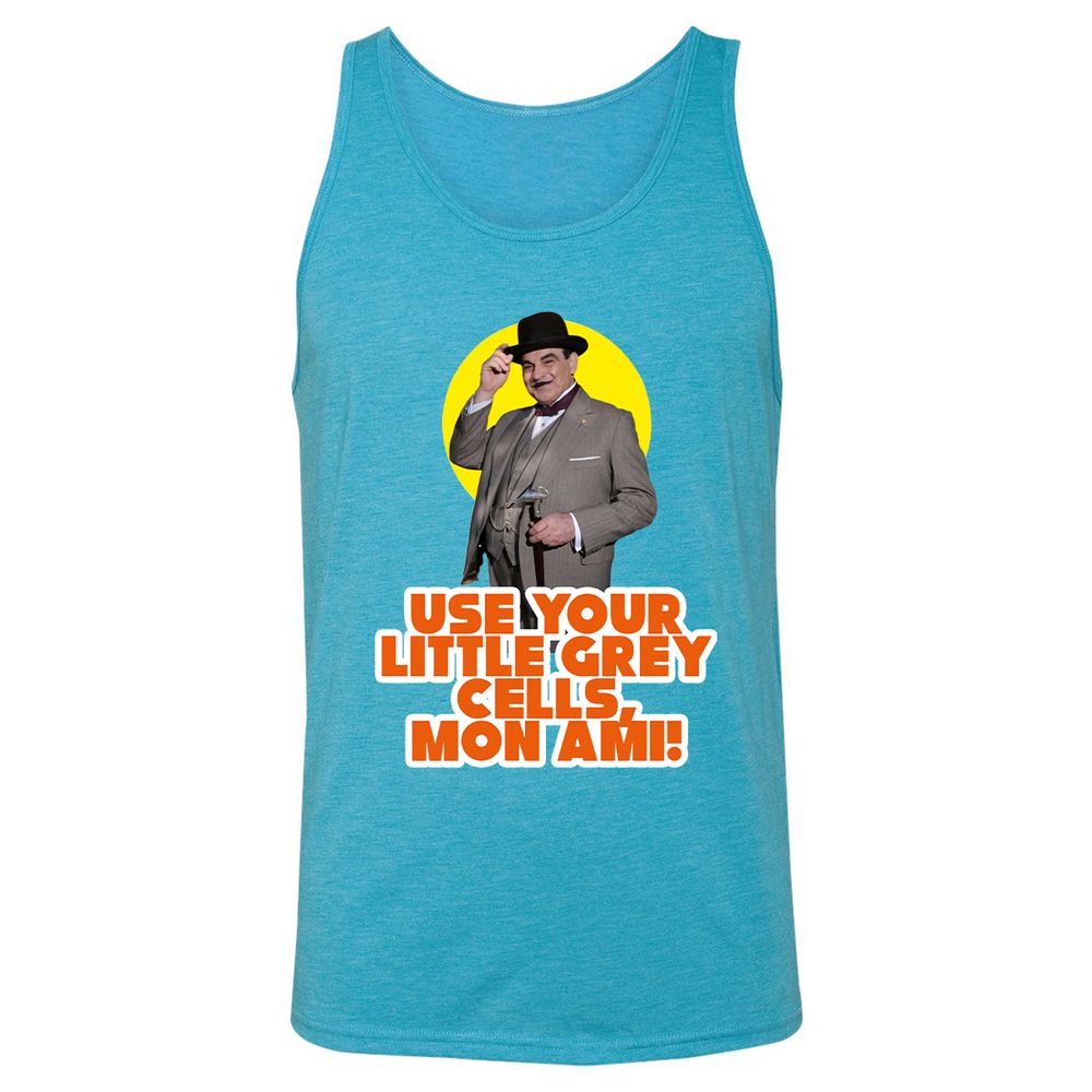 Unisex Jersey Tank - HRKBJ4RE - Aqua Triblend - 3