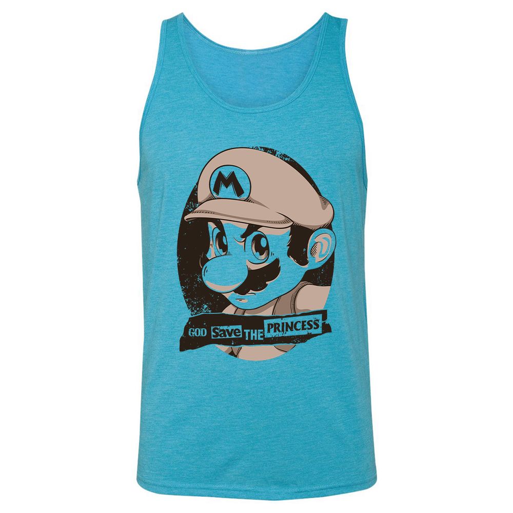 Unisex Jersey Tank - Y1PMZ9MS - Aqua Triblend - 3