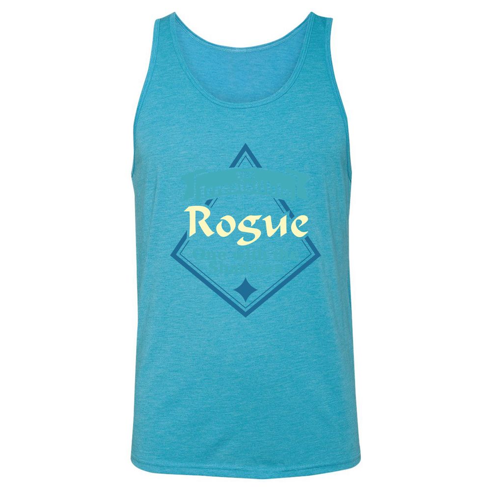 Unisex Jersey Tank - ZXC9ZF98 - Aqua Triblend - 3