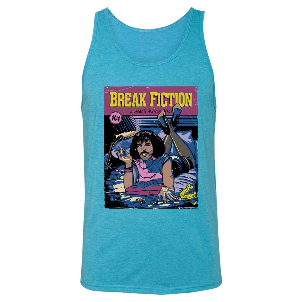 Unisex Jersey Tank - BCV6GG95 - Aqua Triblend - 3