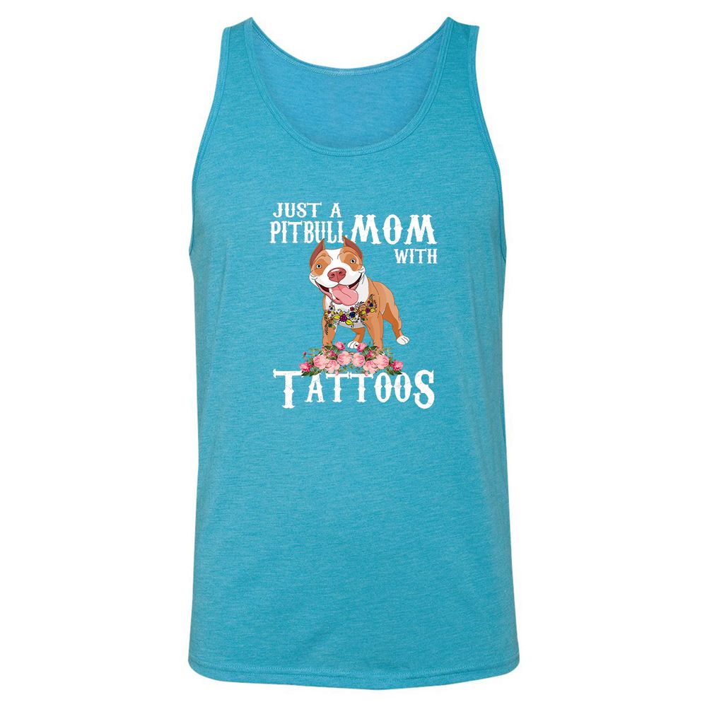 Unisex Jersey Tank - AV4Q196B - Aqua Triblend - 3
