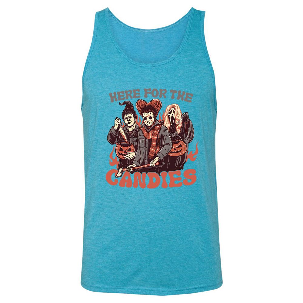 Unisex Jersey Tank - CXMYQ4PP - Aqua Triblend - 3