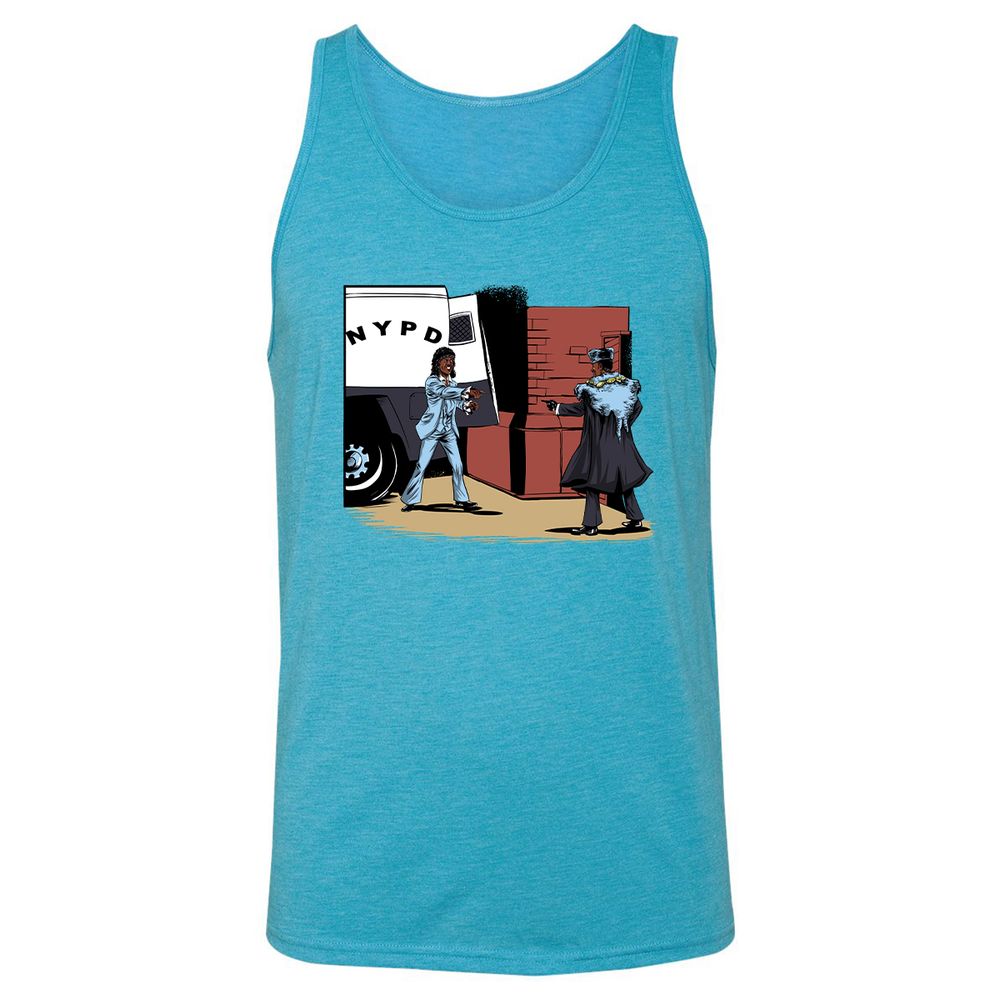 Unisex Jersey Tank - 8G2N255J - Aqua Triblend - 3