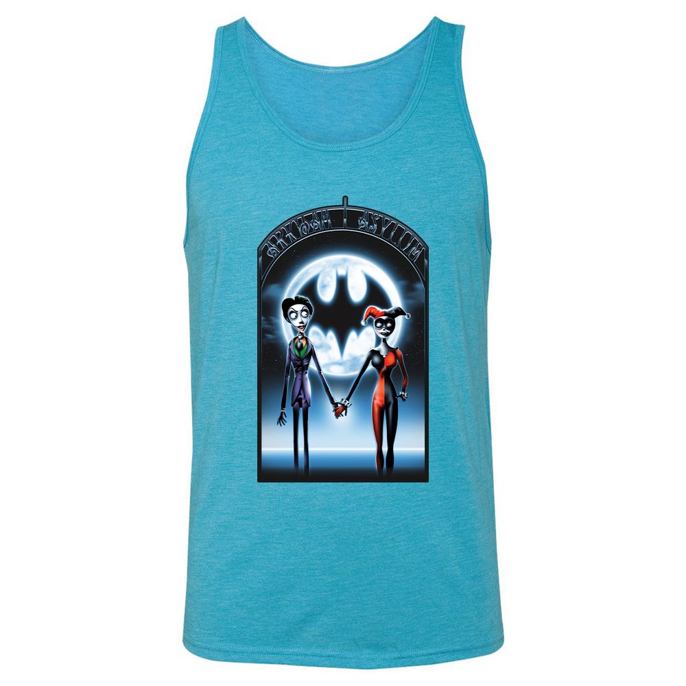 Unisex Jersey Tank - 8NNTJ1RC - Aqua Triblend - 3